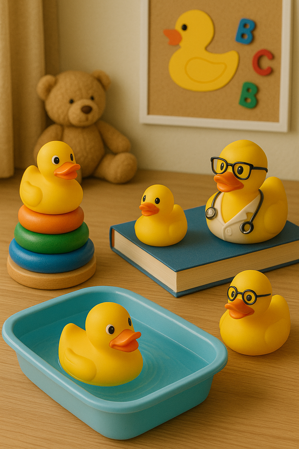 When and how were rubber ducks invented?