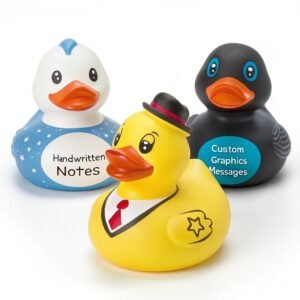LZENGO custom rubber ducks with logo for brand promotions