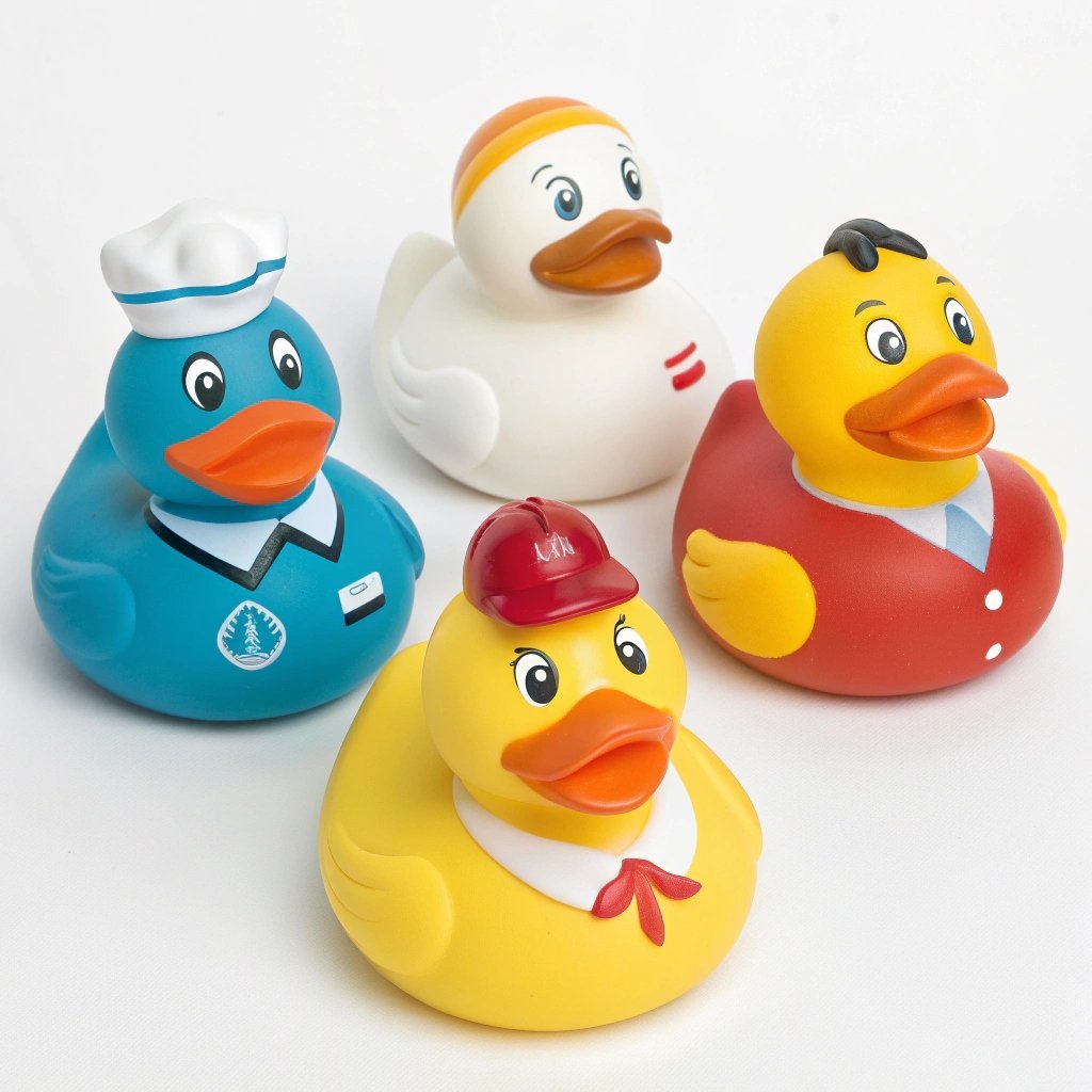 LZENGO custom rubber ducks with logo for brand promotions