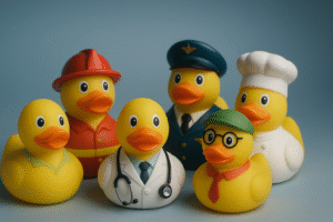 LZENGO custom rubber ducks for B2B brand campaigns