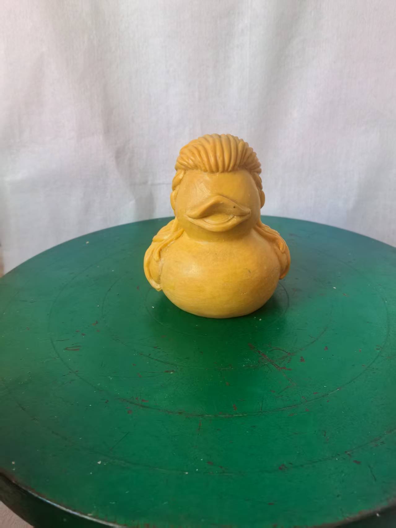 Custom duck figurine prototype for collectible market