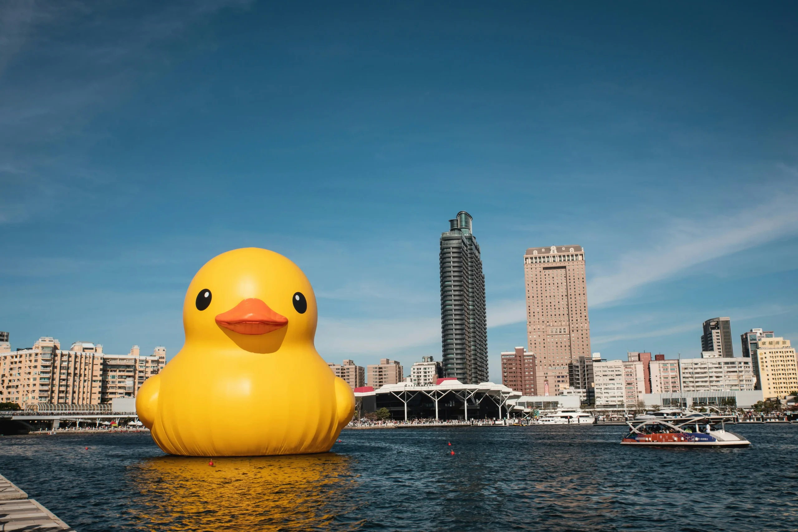 large rubber duck