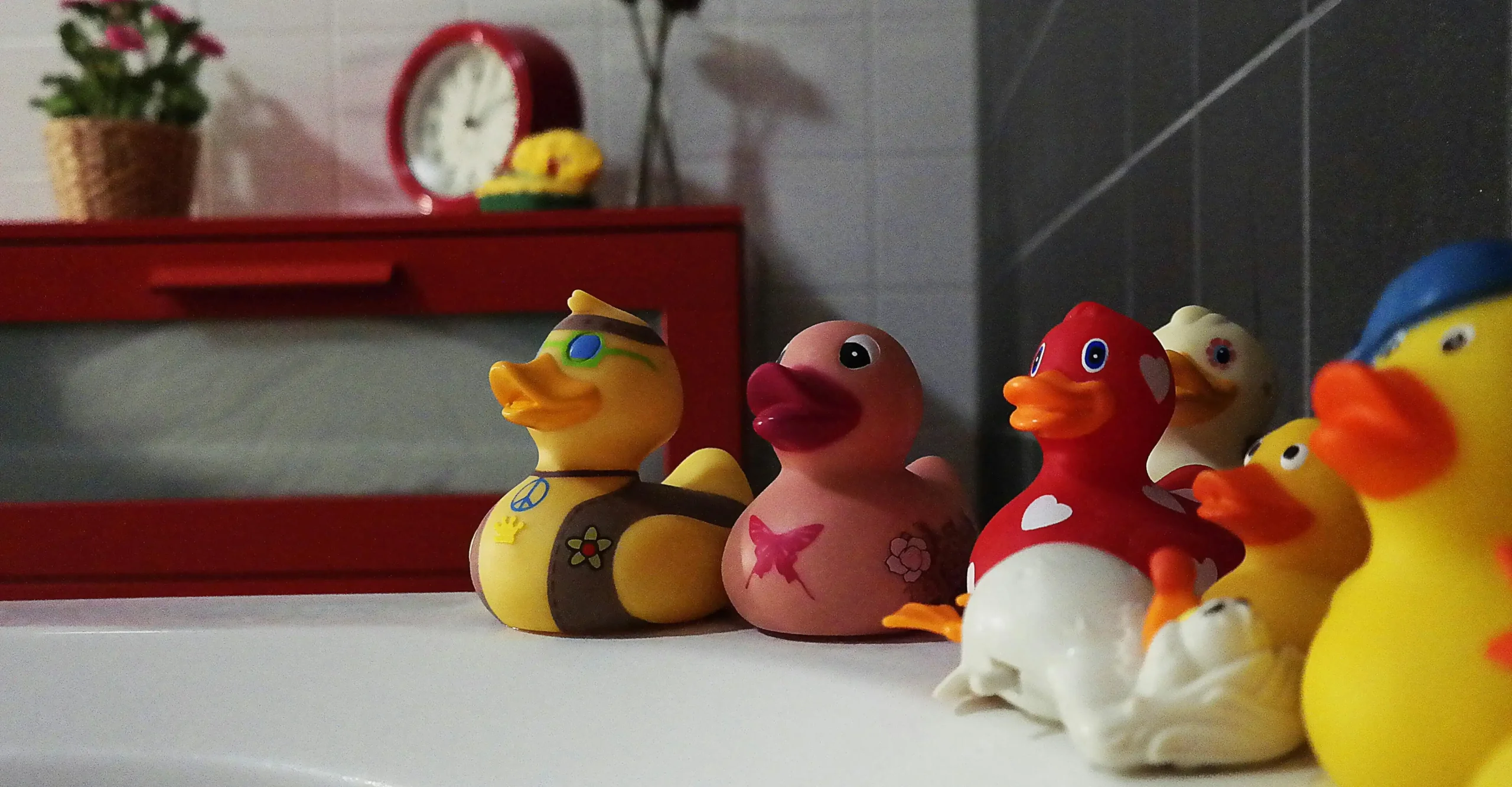 mixed design rubber duck samples
